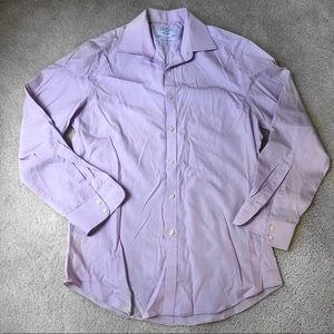 Charles Tyrwhitt Purple Button Up Shirt Size 15.5